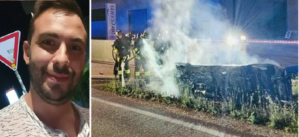 Il terribile schianto in macchina e poi le fiamme: è il 31enne Pietro Nocera il ragazzo morto nell'incendio