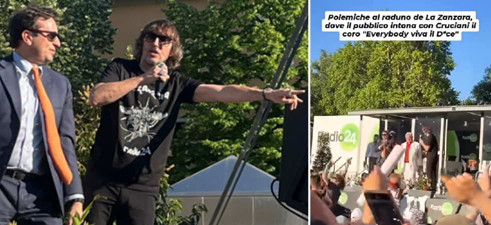 Foto a sinistra dal profilo Instagram di Radio 24 Foto a sinistra dal profilo Instagram di Radio 24