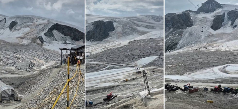 Caldo, caldissimo e il Cervino si arrende: sospeso lo sci estivo sul ghiaccio