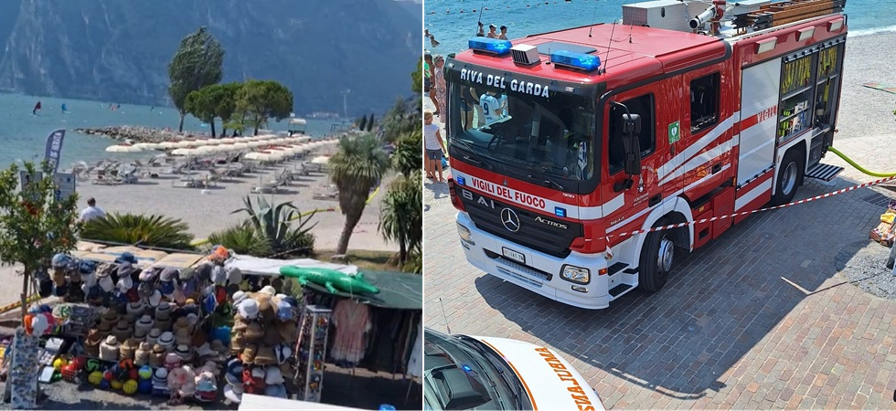 Recupera una bomba nelle acque del lago e la porta in spiaggia: scatta l'allarme, area transennata in arrivo gli artificieri