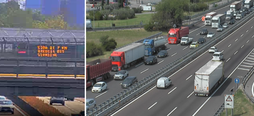 Due incidenti in pochi chilometri: traffico in tilt in autostrada