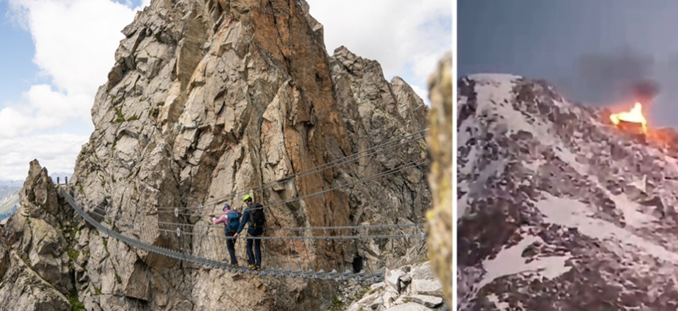 Foto della ferrata a sinistra di Aringa Studio