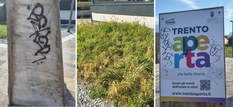 Appena aperto, è già stato vandalizzato