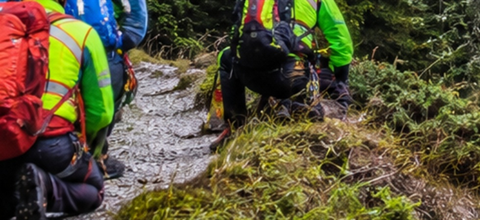 Scende lungo una mulattiera con la bici ma cade e precipita per 20 metri nel bosco