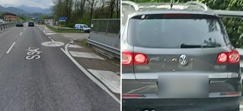 Un'altra auto contromano sulla Valsugana