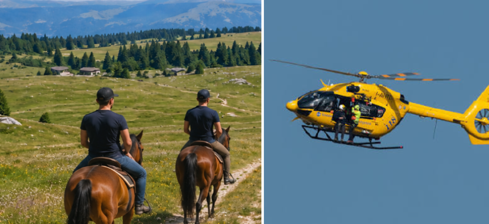 Tragedia al mattino, un uomo muore precipitando per 300 metri in un dirupo durante un'escursione a cavallo
