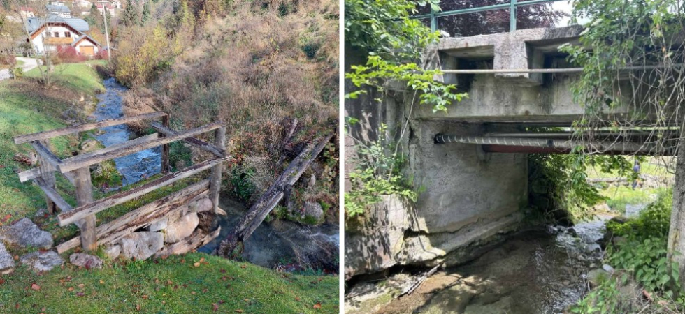 “L'acqua ha iniziato a erodere la spalla del ponte, lavori non prorogabili”