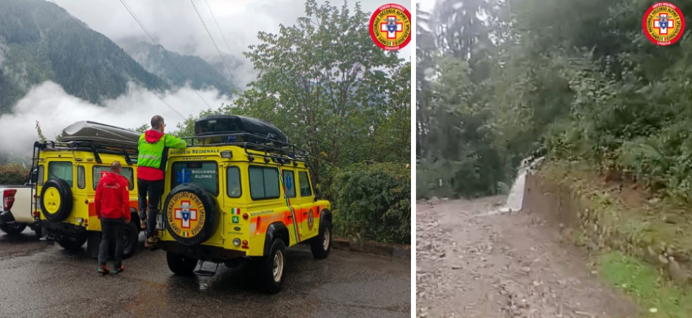 Maltempo in quota, sentieri impraticabili e quattro rifugi chiusi