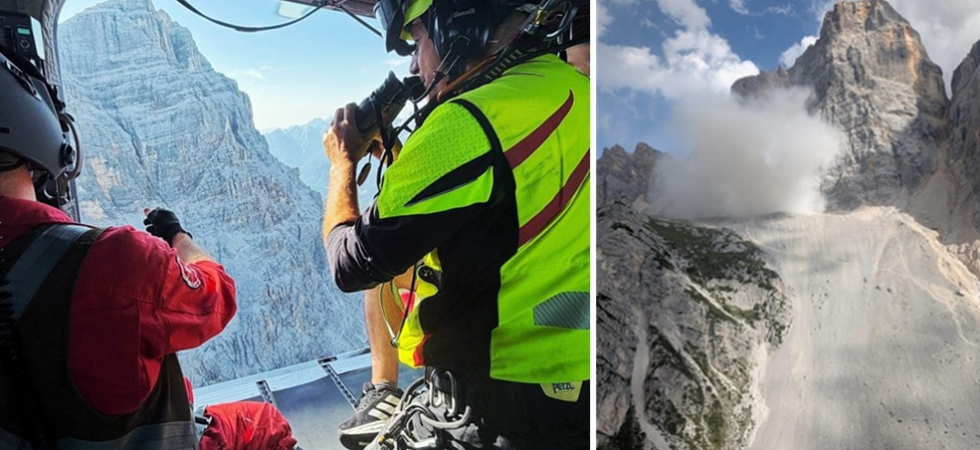 Il boato e nuova frana sul Pelmo, chiusi i sentieri interessati dal crollo