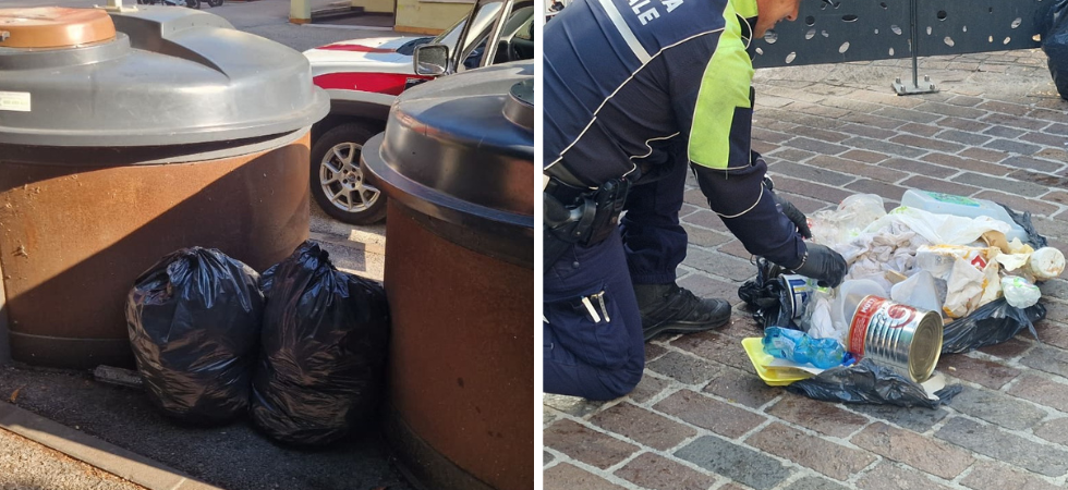Abbandonano i rifiuti in grossi sacchi ma la polizia analizza il contenuto e scopre i "colpevoli"