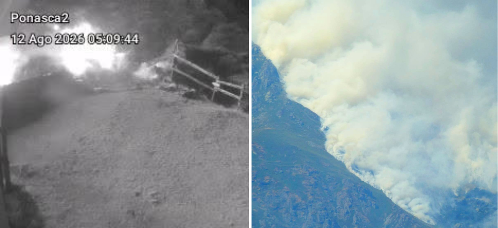 "Alla fine le fiamme ci hanno raggiunto, il rifugio sta bruciando", elicottero e canadair in azione per salvare la struttura