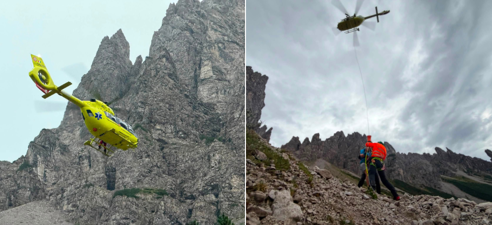 Violento temporale in montagna, due escursioniste sorprese dal maltempo durante la discesa