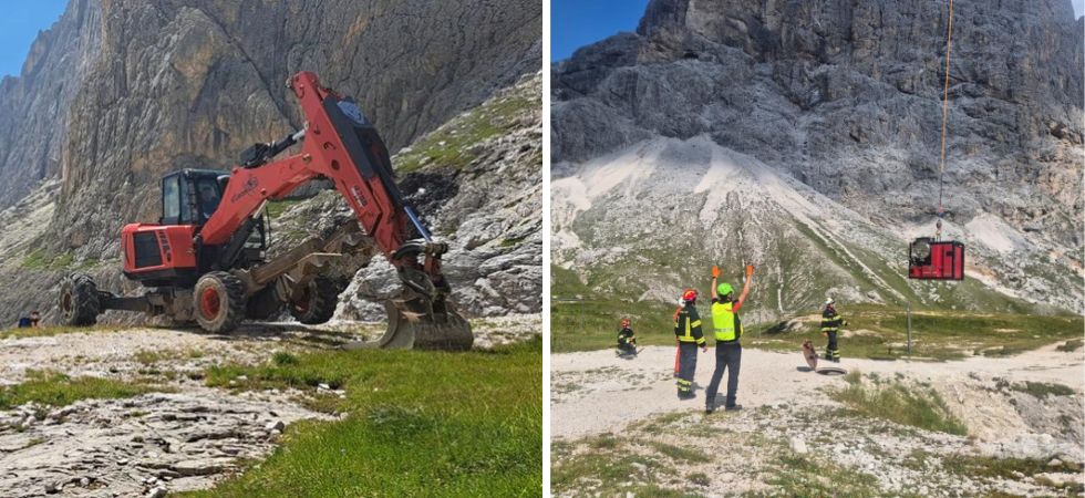 Maltempo e frane, tornano percorribili i sentieri verso il rifugio Vajolet e il Passo di Antermoia