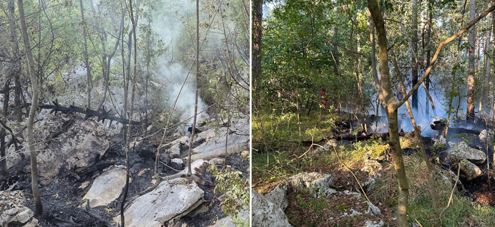Il Carso brucia ancora dopo 4 giorni di incendi: fiamme vicino alla statale e si teme possano ripartire i roghi che hanno