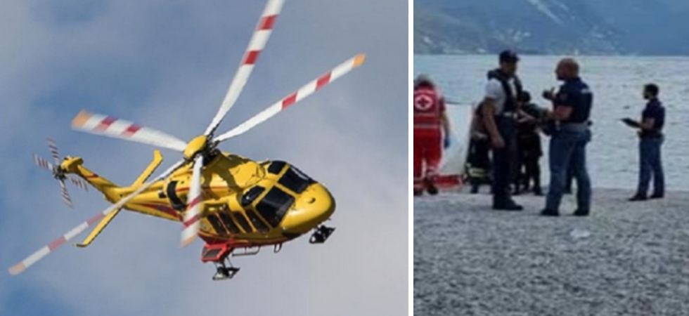 Padre e figlio piccolo rischiano di annegare nel lago: soccorsi in azione