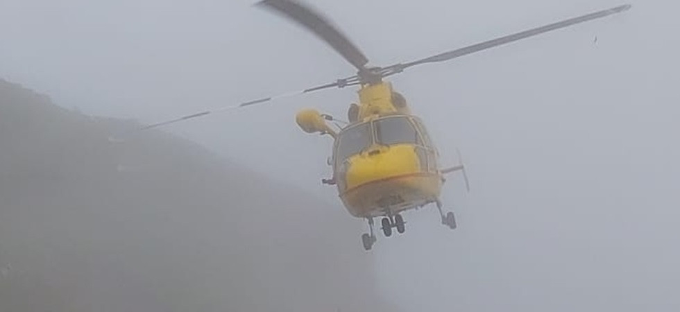 Rimane bloccato in montagna fuori dal sentiero e scatta l'allarme