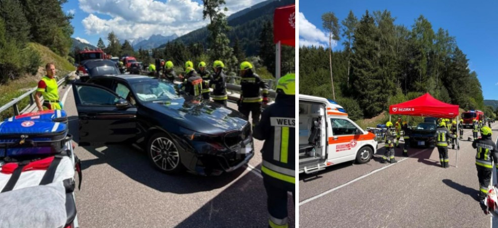 Violento scontro frontale tra due auto sulla statale: sette persone coinvolte, cinque in ospedale