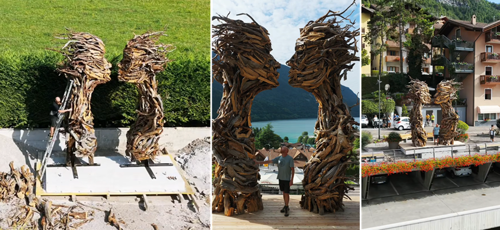 “Il legno, custodendo le ferite e la memoria della natura, si fa emozione”