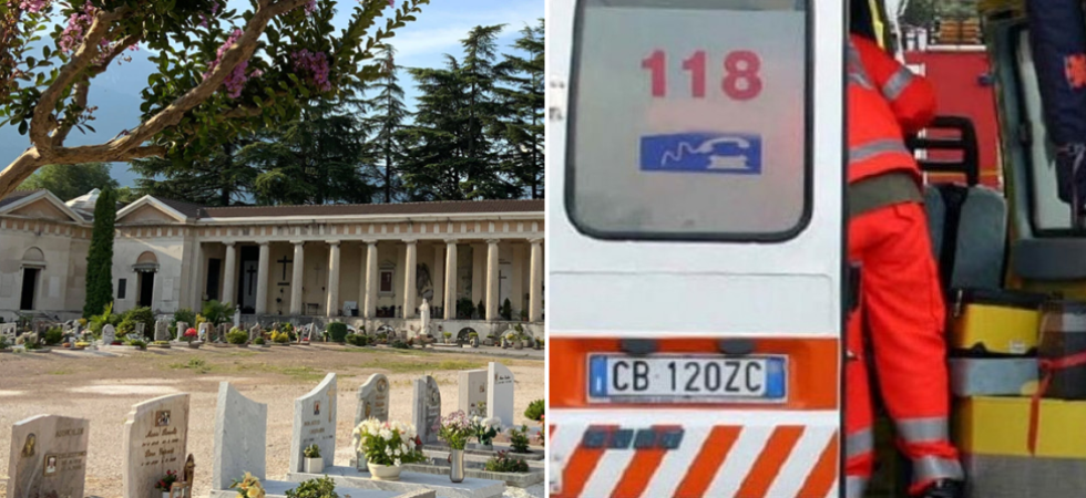 Prima un forte odore, poi lo scoppio: esplode la batteria di un furgone, feriti due dipendenti del servizio funerario