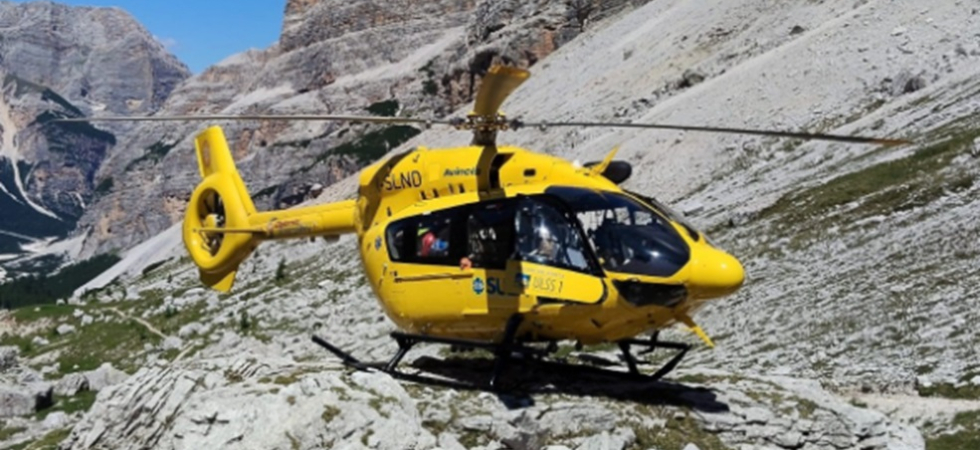 Incidente per il soccorso alpino sulle Dolomiti durante l'intervento in parete, l'aggiornamento dell'Azienda sanitaria