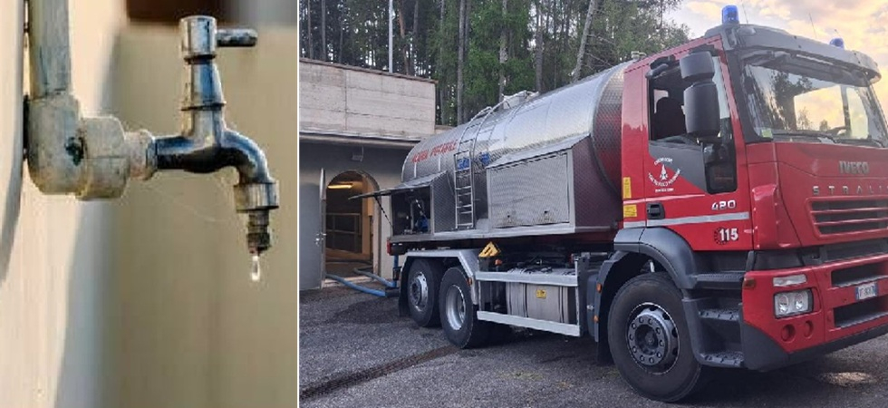 Acquedotti a secco, è emergenza nei Comuni: tra ordinanze, appelli e autobotti in funzione senza sosta