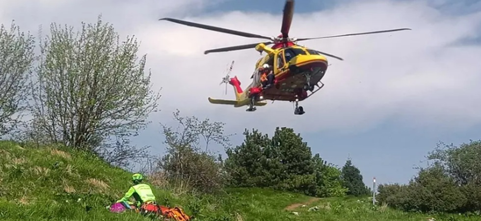 Paura in volo: pilota di parapendio 35enne precipita poco dopo il decollo, soccorso a 2.400 metri