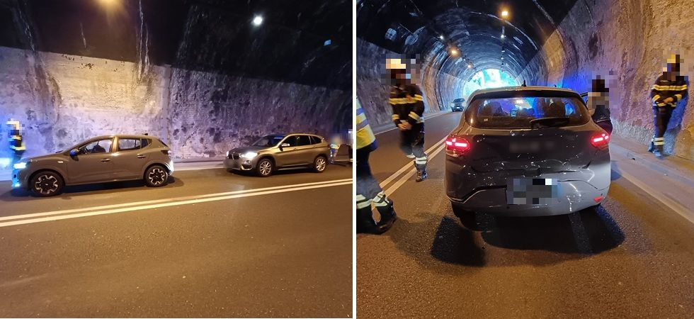 Tamponamento in galleria sulla Valsugana: vigili del fuoco al lavoro per svuotare un serbatoio Gpl