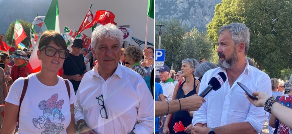 Manifestazione contro il raduno naziskin, presente anche il centrodestra