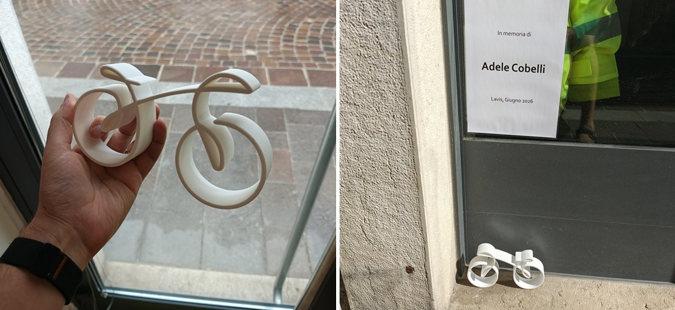 Un gesto vergognoso: rubata la bicicletta creata per ricordare la giovane ciclista Adele Cobelli