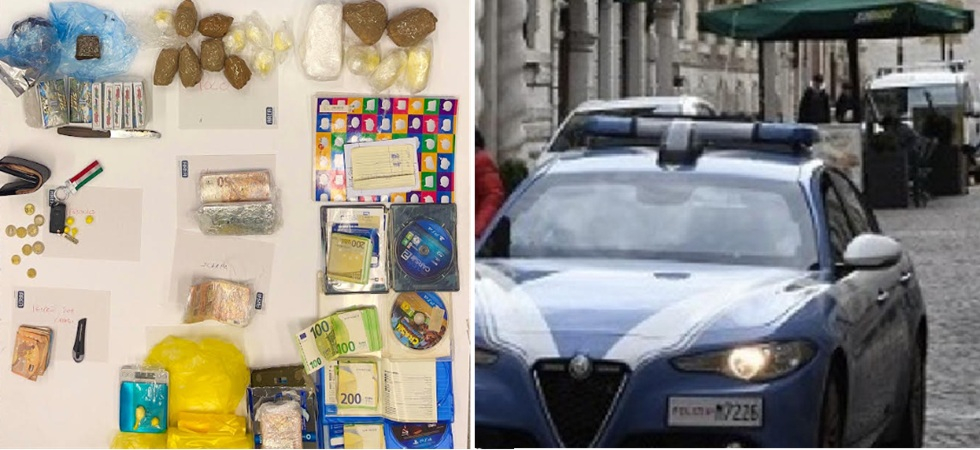 Quasi un chilo di cocaina e 900 grammi di hashish nel bagagliaio: caffè macinato per nascondere l'odore, arrestato un uomo
