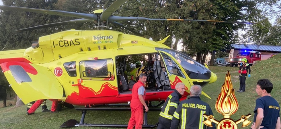 Viene travolto e schiacciato dalla pianta che sta tagliando, 28enne trasferito in elicottero all'ospedale
