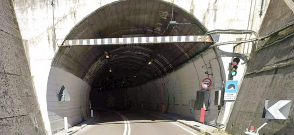 Lavori di convergenza nel tunnel, scatta la chiusura notturna per le gallerie Dom e Agnese