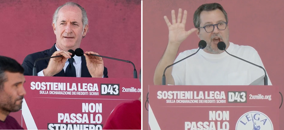 Salvini a Pontida, ma l'accoglienza non è da Capitano
