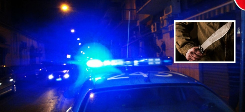 Terrore in città: un uomo si aggira con il machete