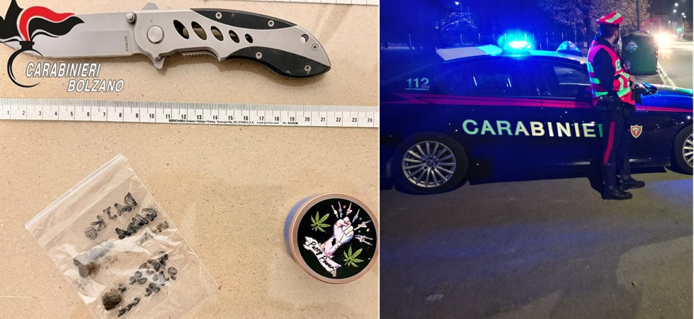 Auto sospetta con cinque persone a bordo, il controllo delle forze dell'ordine