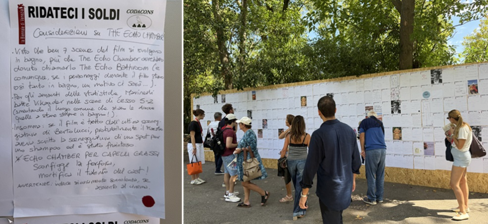 Il pubblico stronca "The Echo Chamber" del regista trentino Pallaoro