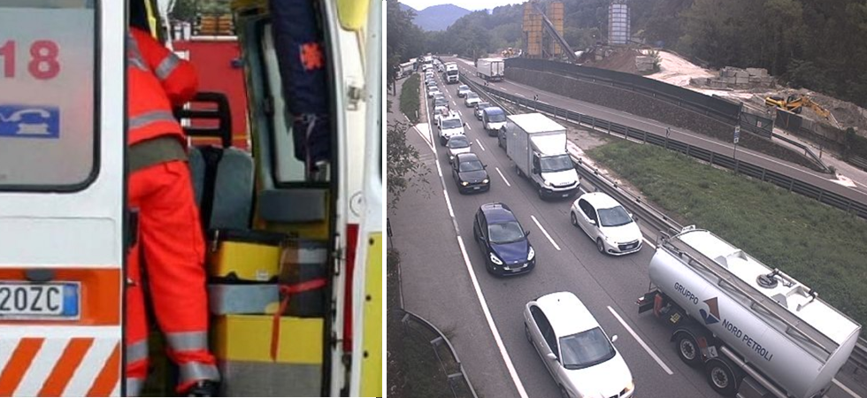 Scontro sulla Valsugana, un'altra mattina di "passione" per chi viaggia verso Trento: coinvolti diversi veicoli