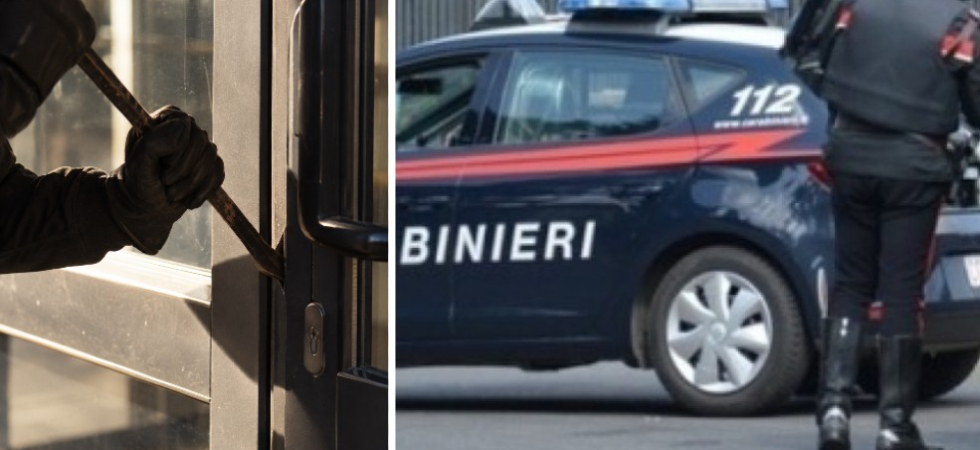 Forzano la porta-finestra di un bar in città e entrano per rubare, ma vengono sorpresi dai carabinieri: tre uomini arrestati