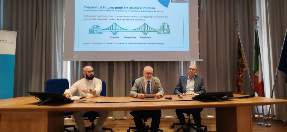 Al via “Preparati al futuro”, un progetto tra scuole e imprese per formare oltre 1.500 studenti bellunesi nella scelta del