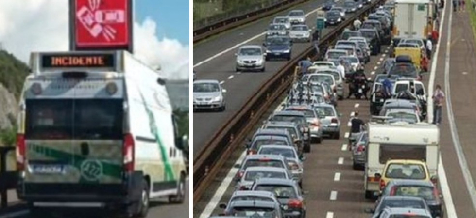 Incidente stradale in A22, due veicoli coinvolti in un tamponamento: due persone in ospedale, una è stata colta da un malore