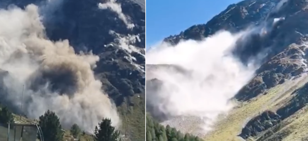 Prima il boato, poi la nuvola di detriti: grossa frana registrata in Alto Adige