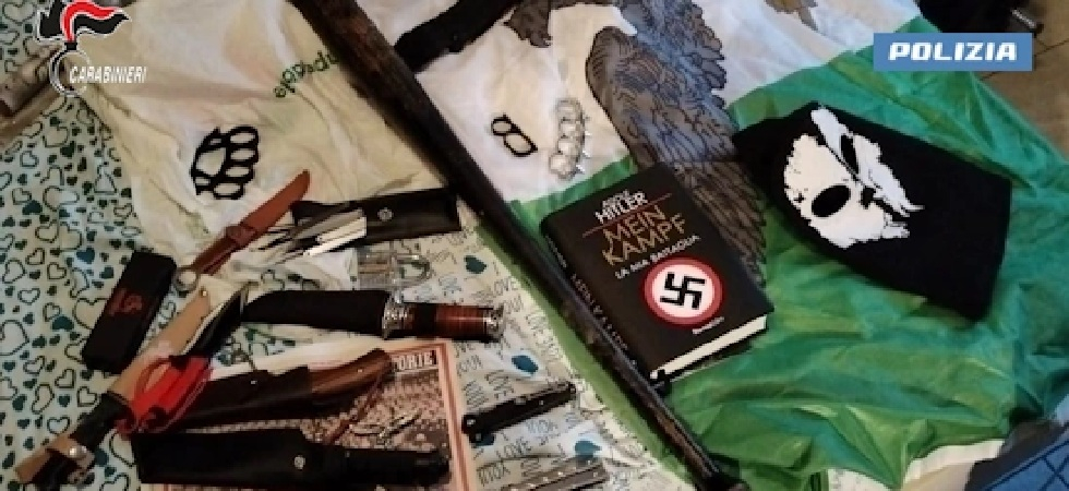 Neonazismo e odio razziale: maxi blitz, in azione anche la digos di Trento