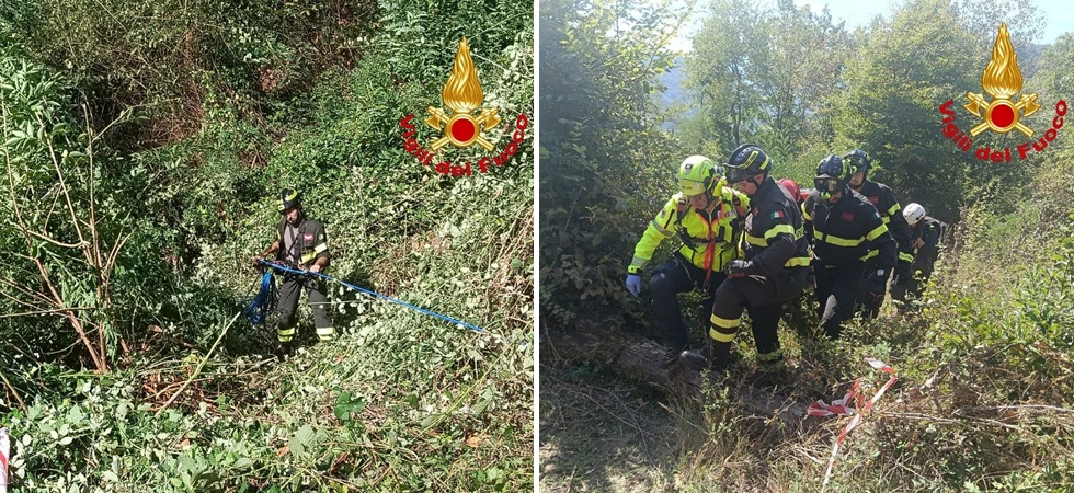 Grave incidente al rally "1000 Miglia": un'auto esce di strada e vola per 20 metri in una scarpata