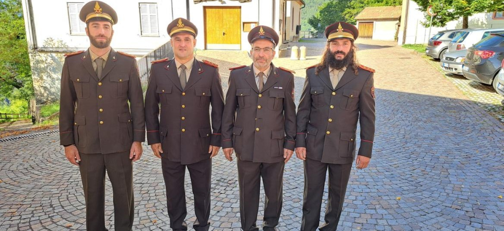 Vigili del fuoco, un centinaio di volontari di quattro corpi in festa in Val di Cembra