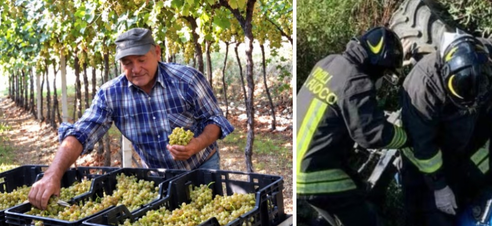 Trattore si rovescia e finisce nel dirupo: muore il 74enne Gino Magnabosco
