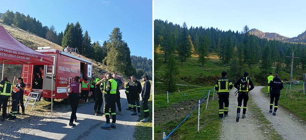 Disperso in montagna da ore: i soccorritori localizzano e ritrovano un 72enne di cui non si avevano più notizie