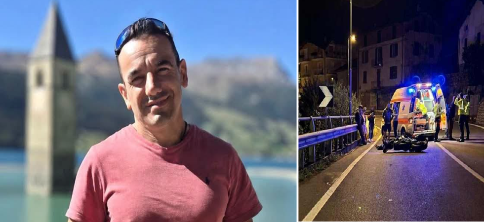 Tragico incidente nella notte con la moto, lascia moglie e due figlie