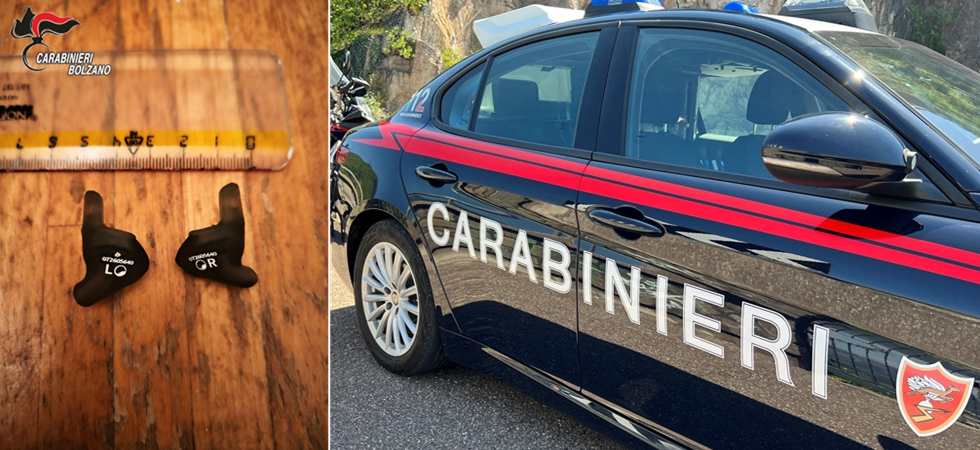 Forza tre auto parcheggiate, ruba una carta di credito e la usa: 31enne denunciato, aveva con sé anche un coltello