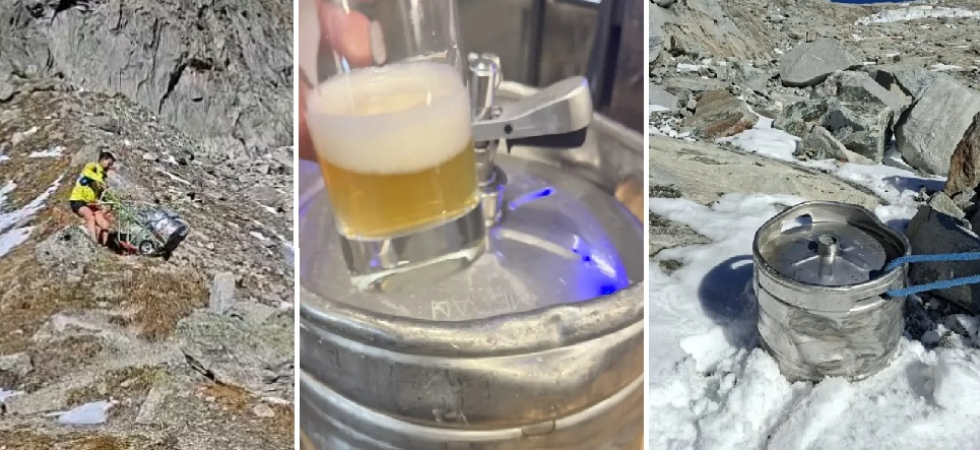 "L'abbiamo assaggiata ed è ancora buona", fusto di birra riemerge 'dai ghiacci' dopo 50 anni