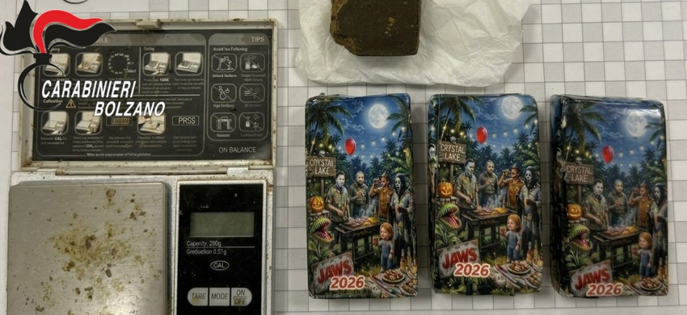 Hashish ad alto principio attivo, in casa ne aveva 330 grammi: “Si potevano ricavare fino a 4mila dosi”